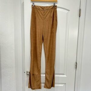 Never Worn - Brown Textured Beach Pants